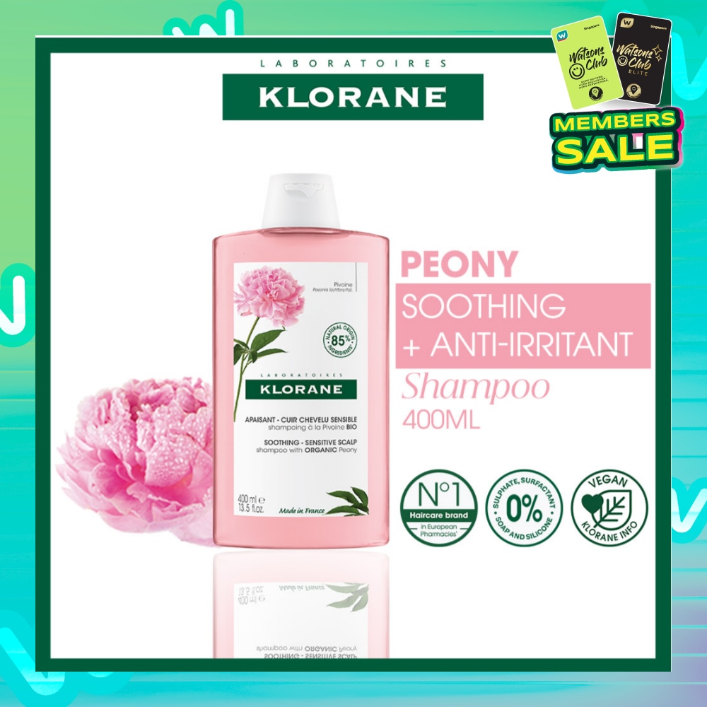Soothing - Sensitive Scalp Peony Shampoo (Gently Cleanses, Soothes & Hydrates) 400ml