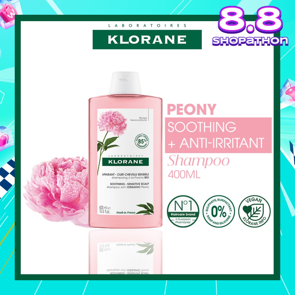 Soothing - Sensitive Scalp Peony Shampoo (Gently Cleanses, Soothes & Hydrates) 400ml
