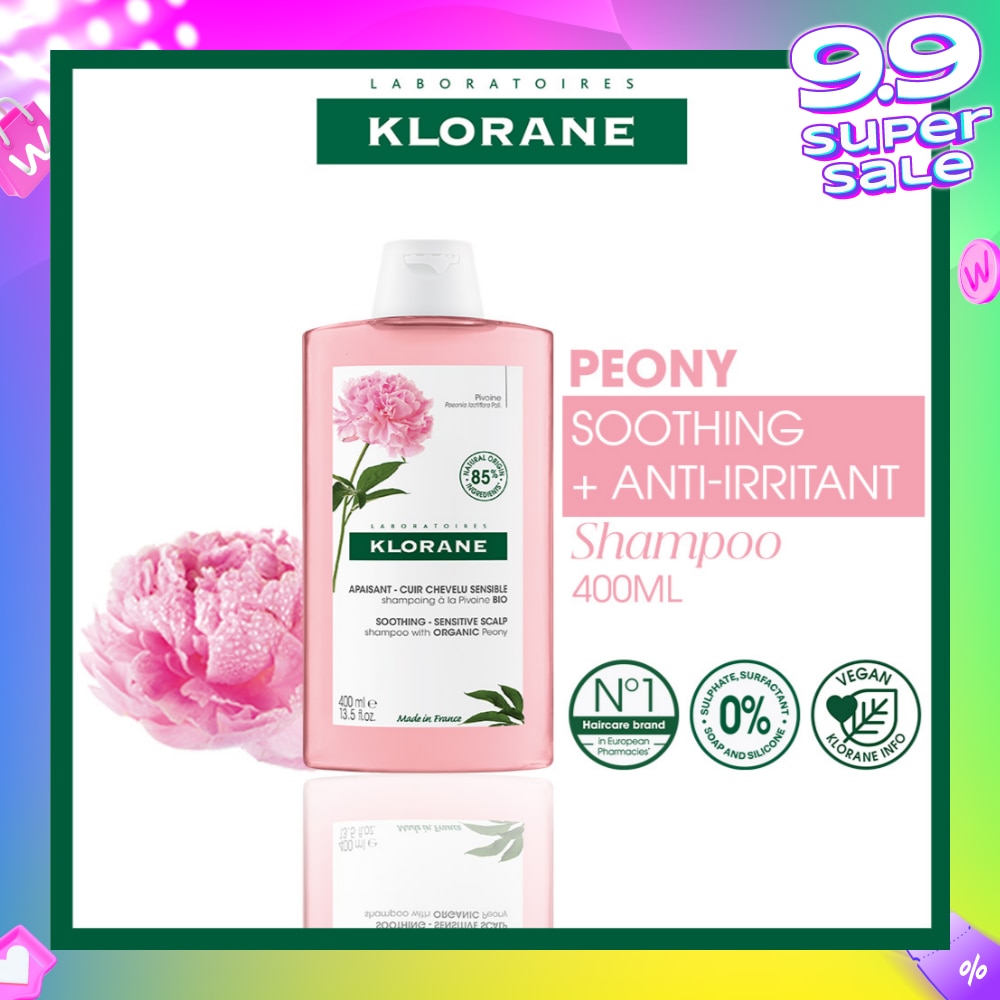 Soothing - Sensitive Scalp Peony Shampoo (Gently Cleanses, Soothes & Hydrates) 400ml