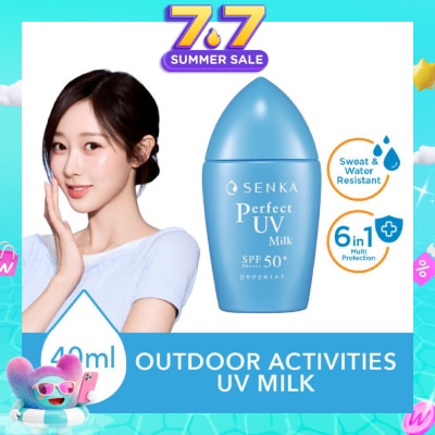 SENKA - Perfect UV Milk for Outdoor Activities SPF 50+ PA++++ 40ml