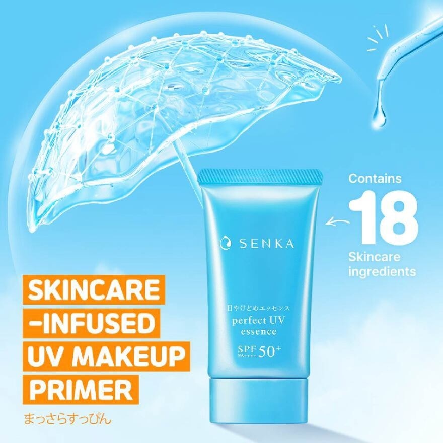 Perfect Uv Essence Spf 50+ Pa++++ (Tone Up Sunscreen With Lightweight Essence Formula, Suitable As Makeup Base) 50g