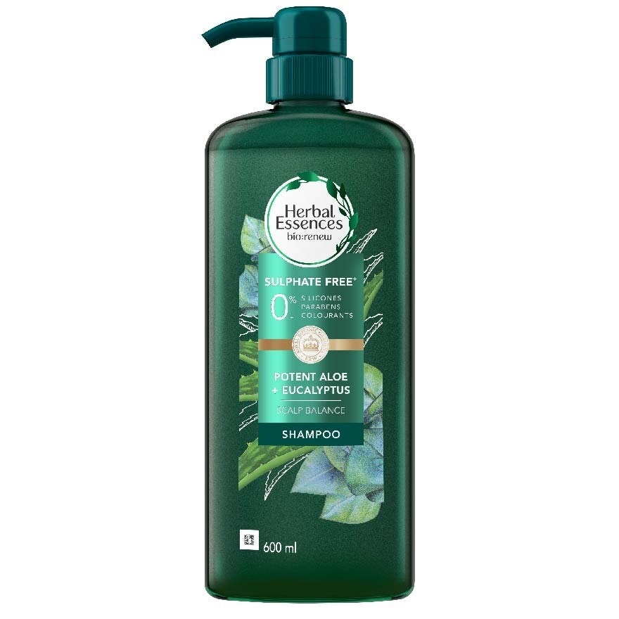 Potent Aloe And Eucalyptus Shampoo (Restores Balance To The Scalp And Makes It Soft And Healthy) 600ml