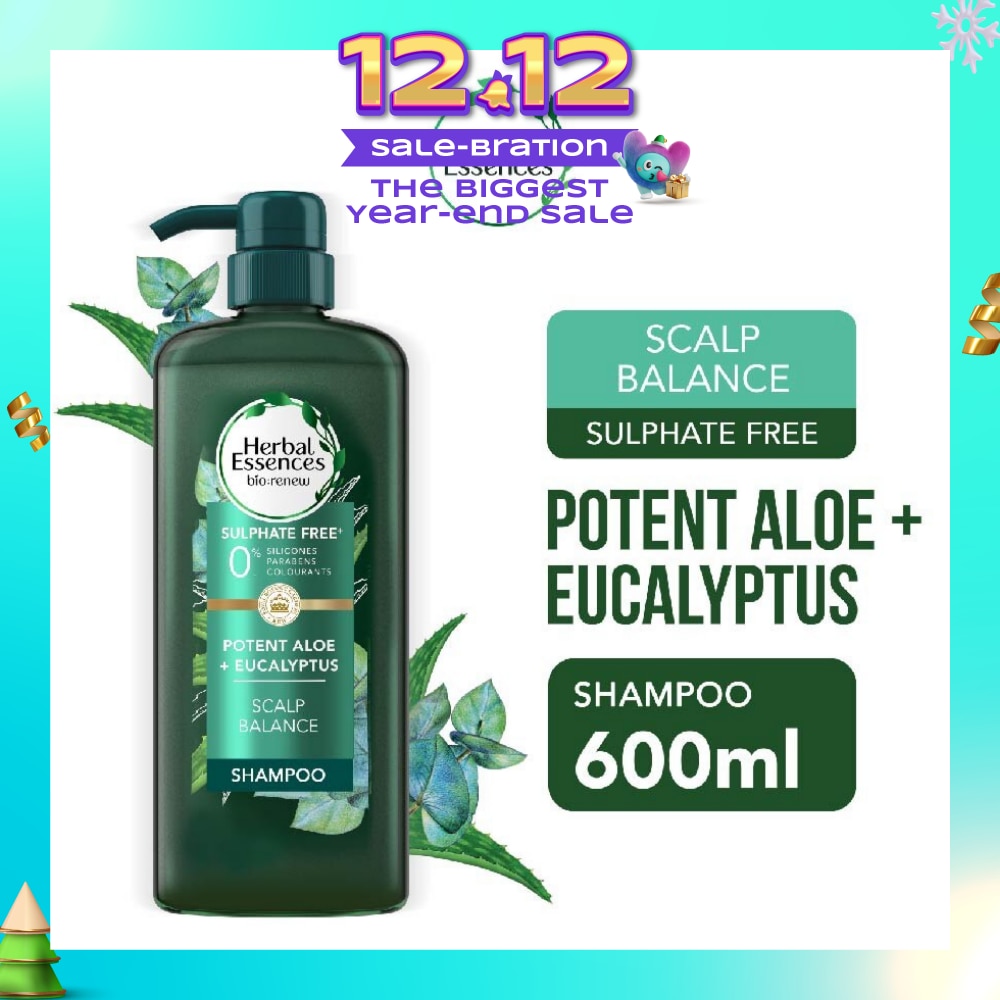 Potent Aloe And Eucalyptus Shampoo (Restores Balance To The Scalp And Makes It Soft And Healthy) 600ml