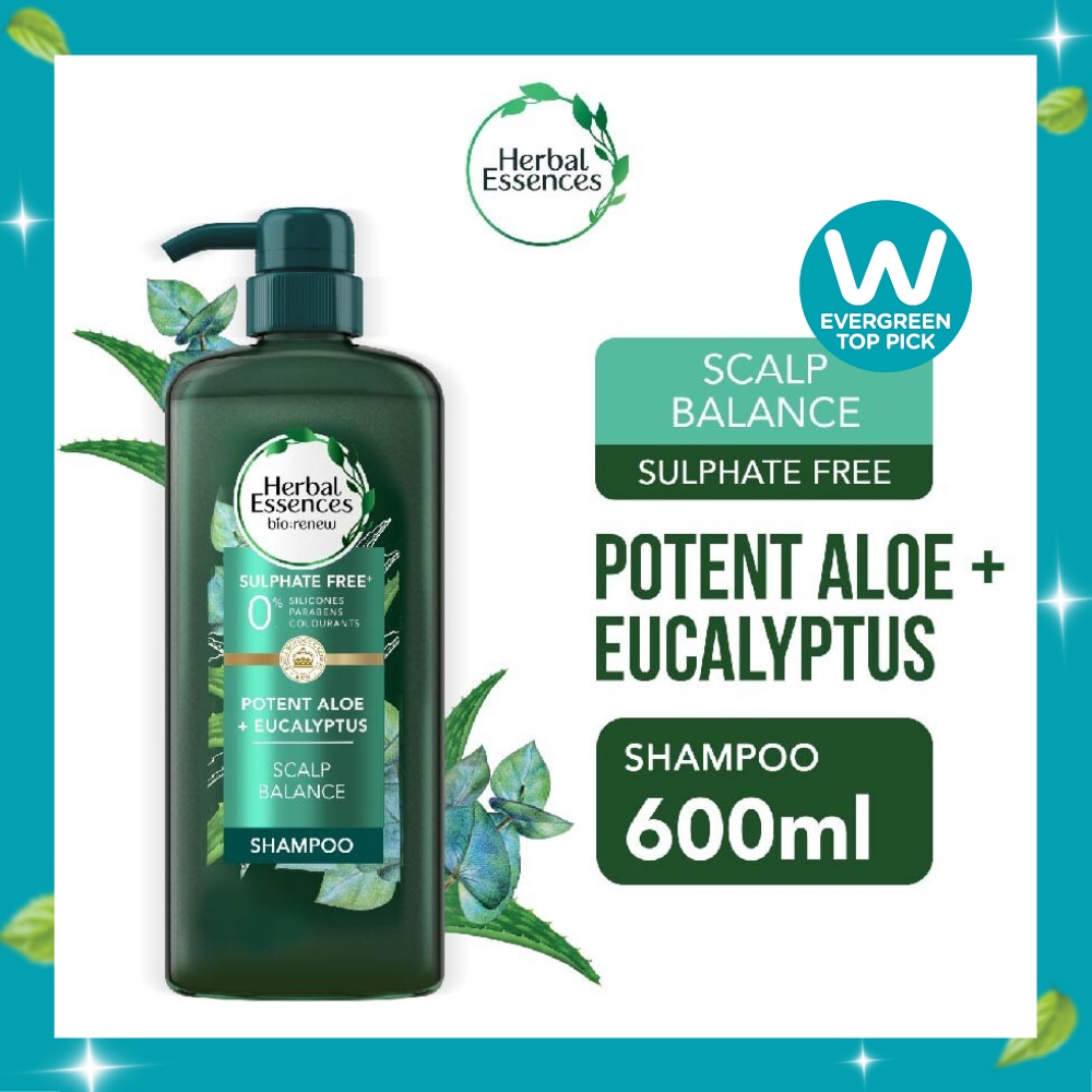 Potent Aloe And Eucalyptus Shampoo (Restores Balance To The Scalp And Makes It Soft And Healthy) 600ml image