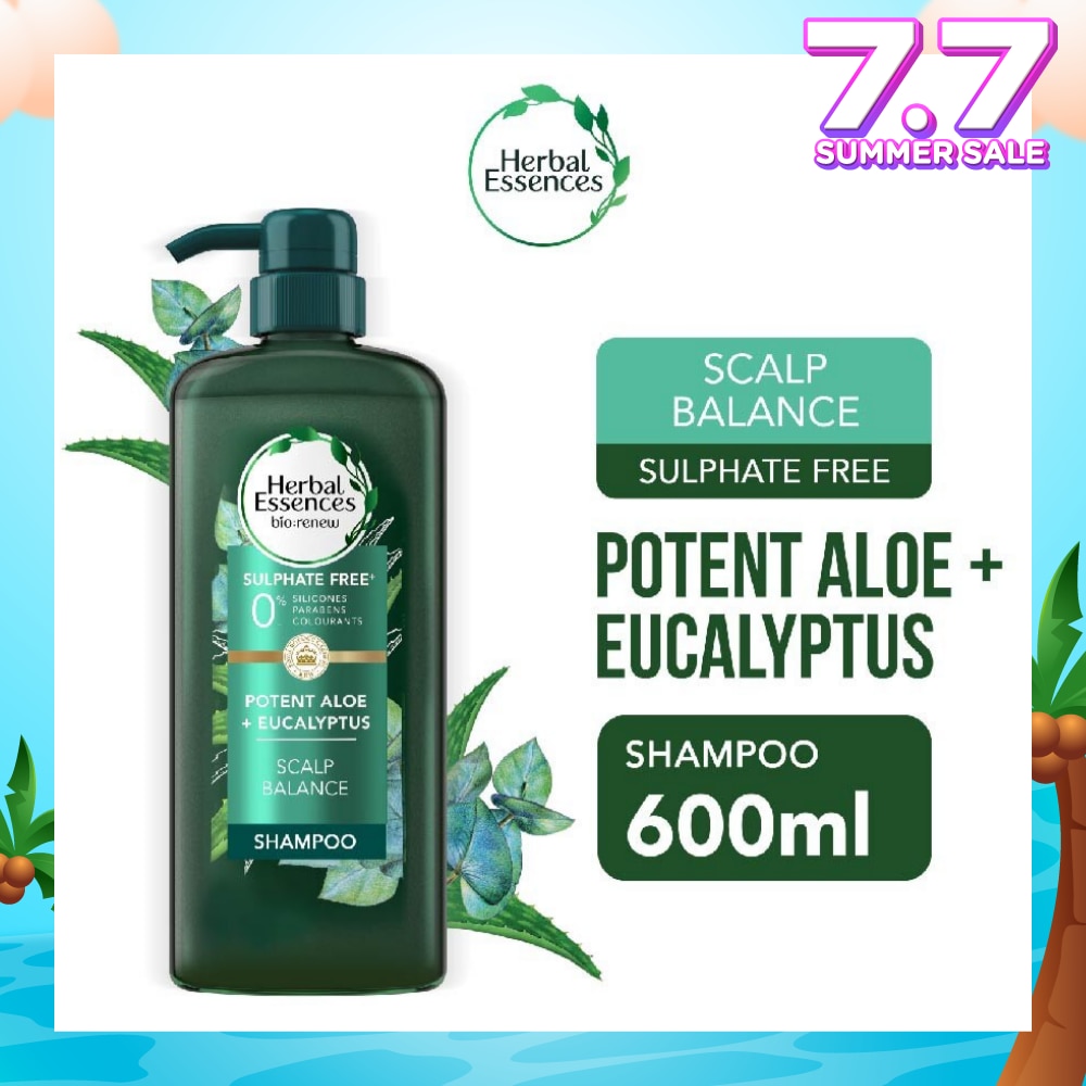 Potent Aloe And Eucalyptus Shampoo (Restores Balance To The Scalp And Makes It Soft And Healthy) 600ml