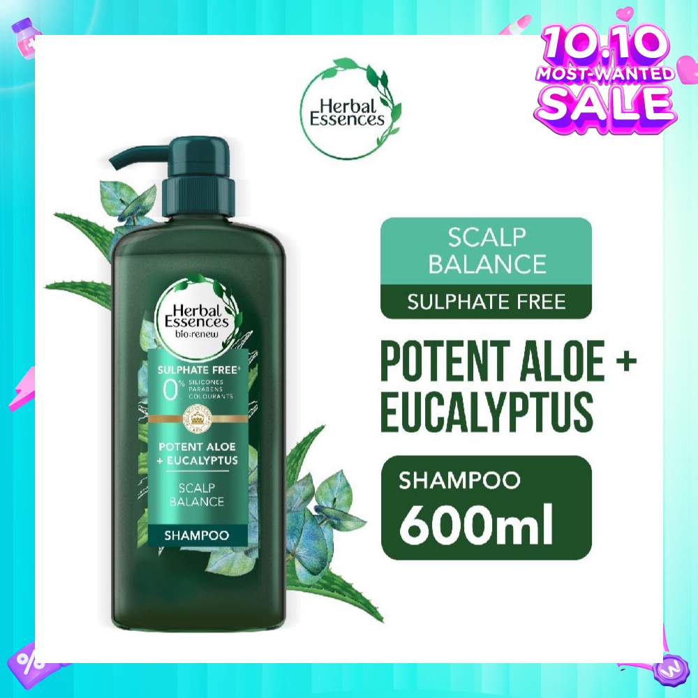 Potent Aloe And Eucalyptus Shampoo (Restores Balance To The Scalp And Makes It Soft And Healthy) 600ml