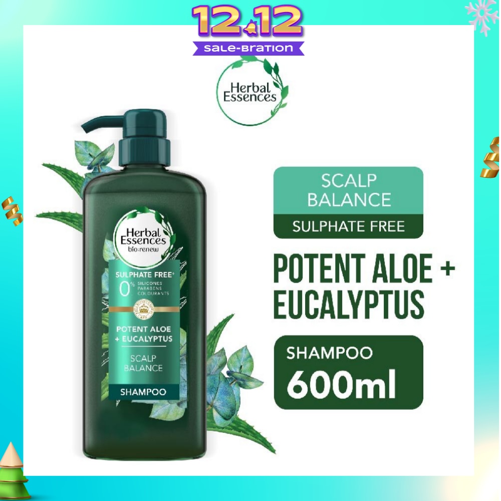 Potent Aloe And Eucalyptus Shampoo (Restores Balance To The Scalp And Makes It Soft And Healthy) 600ml