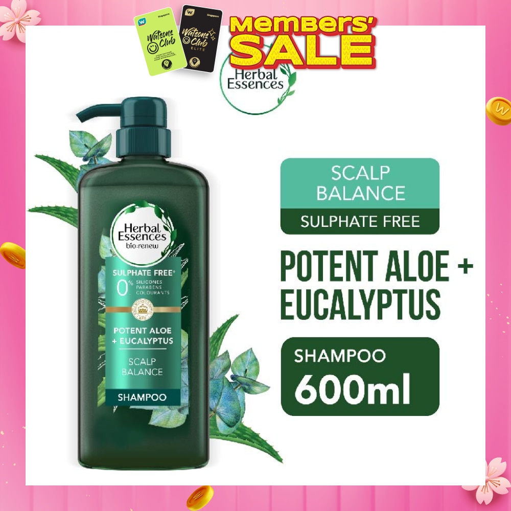 Potent Aloe And Eucalyptus Shampoo (Restores Balance To The Scalp And Makes It Soft And Healthy) 600ml