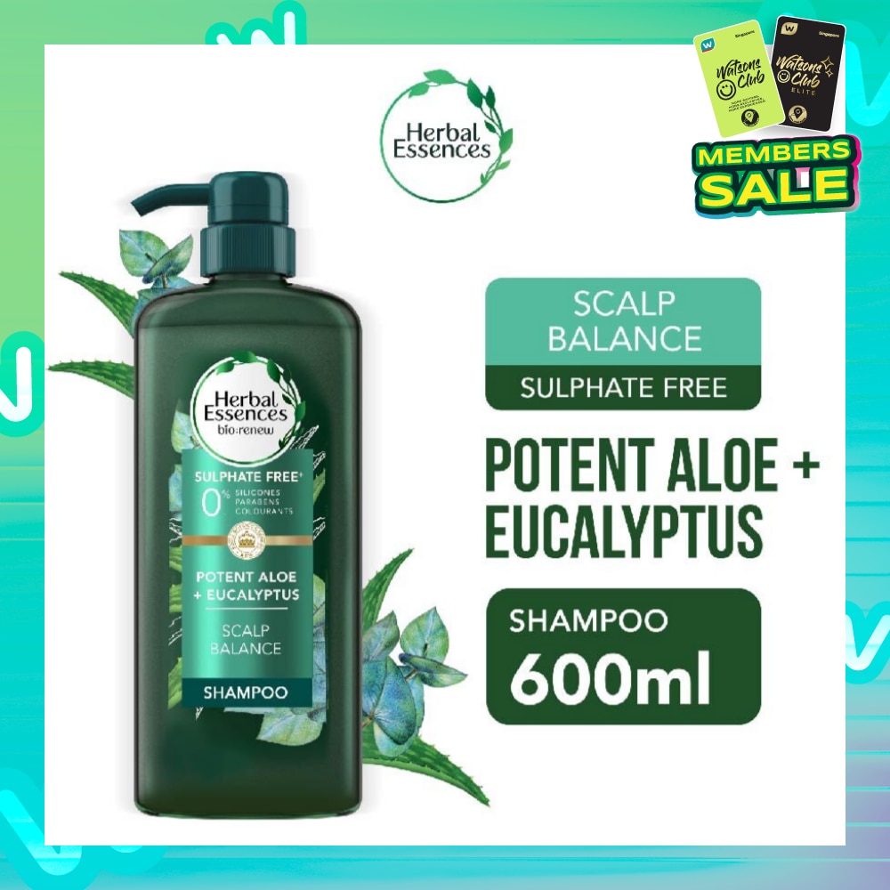 Potent Aloe And Eucalyptus Shampoo (Restores Balance To The Scalp And Makes It Soft And Healthy) 600ml