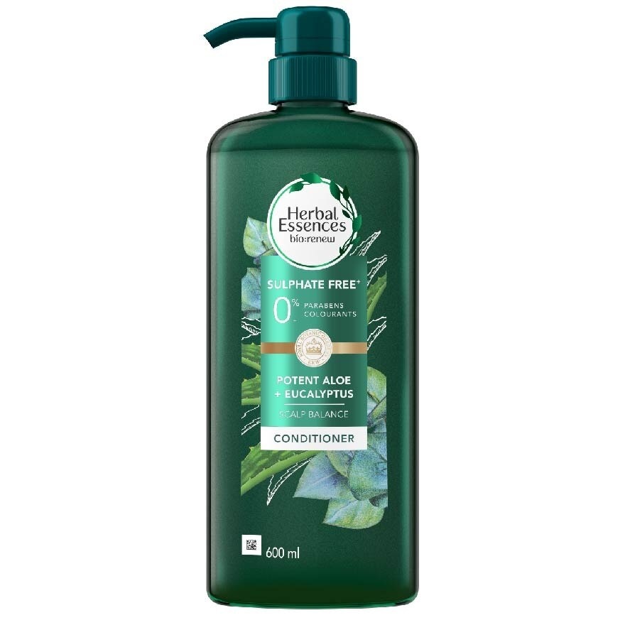 Potent Aloe And Eucalyptus Conditioner (Restores Balance To The Scalp And Makes It Soft And Healthy) 600ml