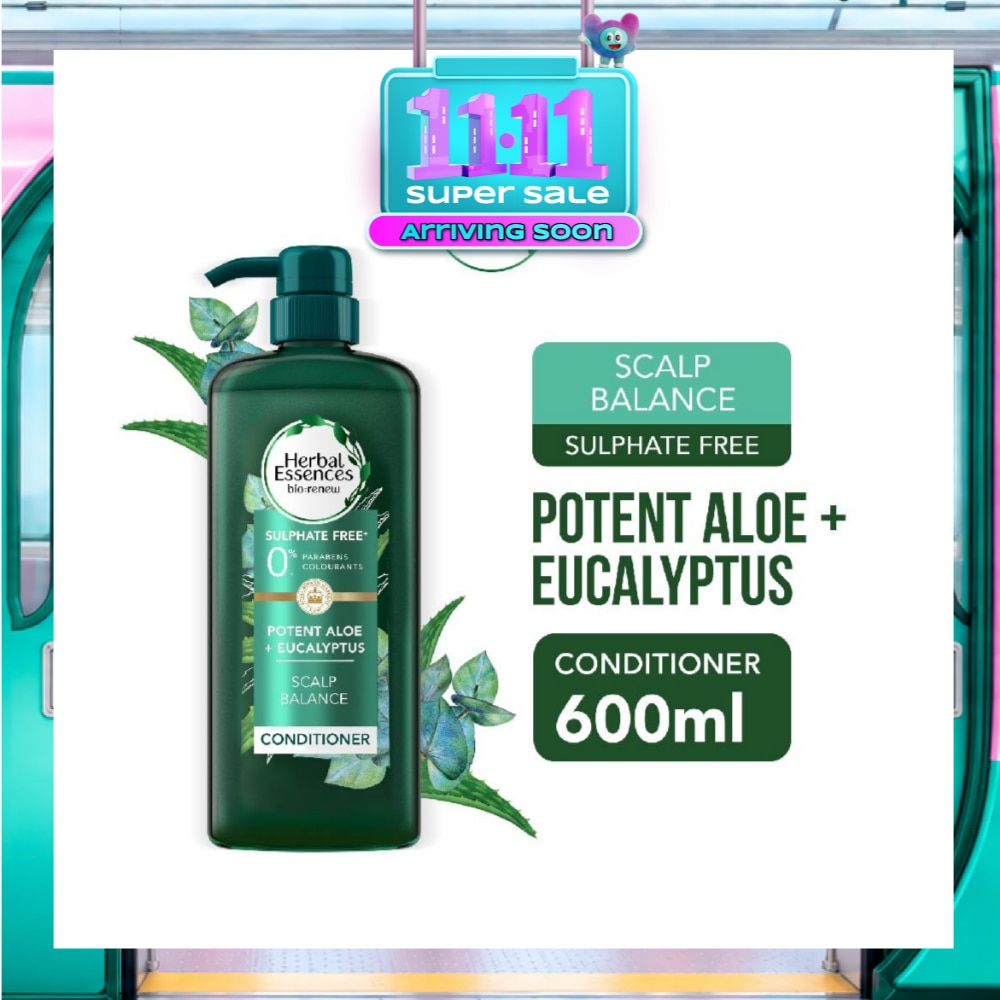 Potent Aloe And Eucalyptus Conditioner (Restores Balance To The Scalp And Makes It Soft And Healthy) 600ml image