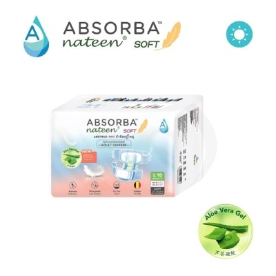 ABSORBA Nateen Soft Adult Diaper (Large) 10s