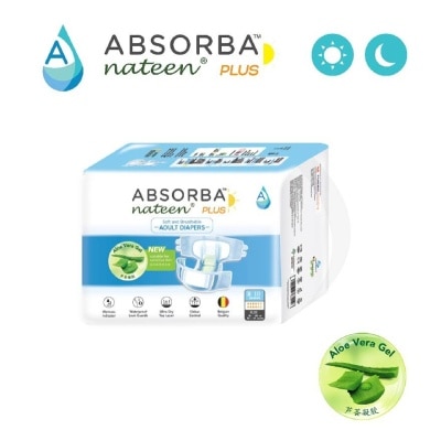 ABSORBA Nateen Plus Adult Diaper (Medium) 10s