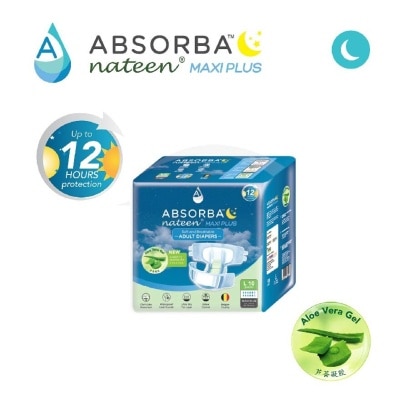 ABSORBA Nateen Maxi Plus Adult Diaper (Large) 10s