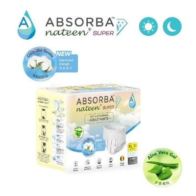 ABSORBA Nateen Super Pull Up Pants (X Large) 10s