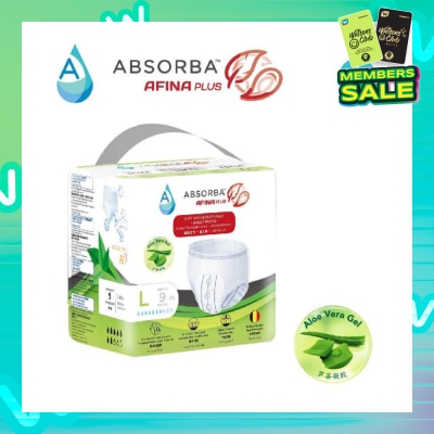 ABSORBA Afina Plus Pull Up Pants (Large) 9s