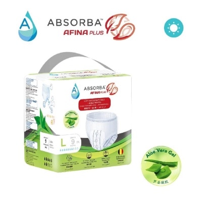 ABSORBA Afina Plus Pull Up Pants (Large) 9s