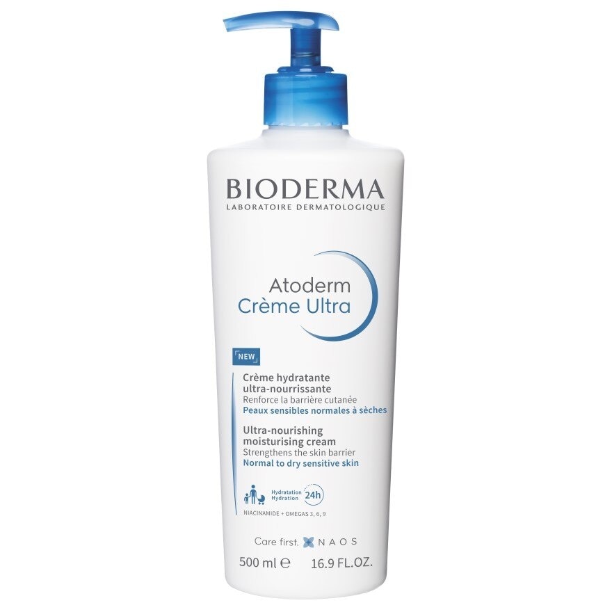 Atoderm Crème Ultra-Nourishing and Moisturising Cream (Dry to Very Dry Sensitive Skin) 500ml