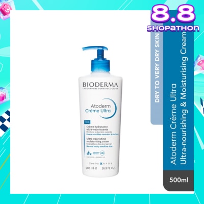 BIODERMA Atoderm Crème Ultra-Nourishing and Moisturising Cream 500ml