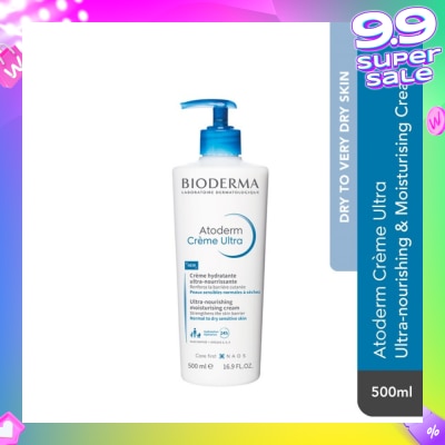 BIODERMA Atoderm Crème Ultra-Nourishing and Moisturising Cream 500ml