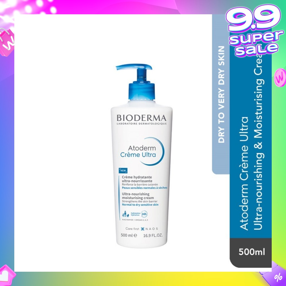 Atoderm Crème Ultra-Nourishing and Moisturising Cream 500ml