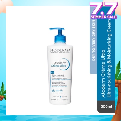 BIODERMA Atoderm Crème Ultra-Nourishing and Moisturising Cream 500ml (Expiry: Mar`2026)