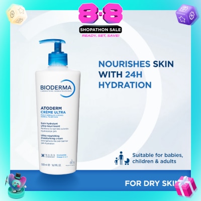 BIODERMA - Atoderm Crème Ultra-Nourishing and Moisturising Cream 500ml
