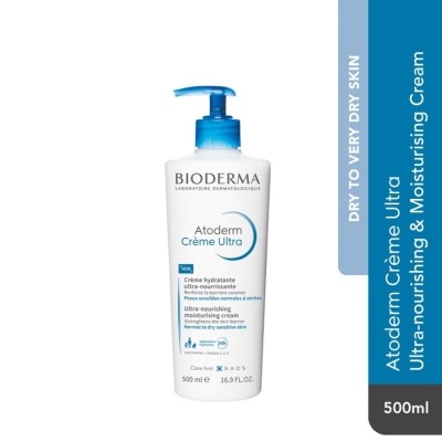 BIODERMA Atoderm Crème Ultra-Nourishing and Moisturising Cream (Dry to Very Dry Sensitive Skin) 500ml