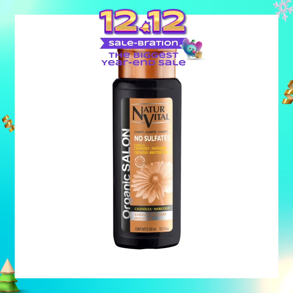 Oranic Salon No Sulfate Delicate Care Shampoo (Suitable For Dry & Damaged Hair & Sensitive Scalps) 300ml