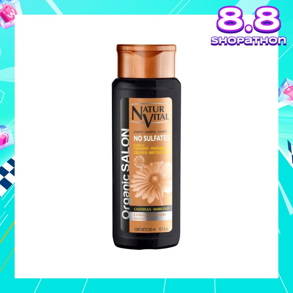 Oranic Salon No Sulfate Delicate Care Shampoo (Suitable For Dry & Damaged Hair & Sensitive Scalps) 300ml
