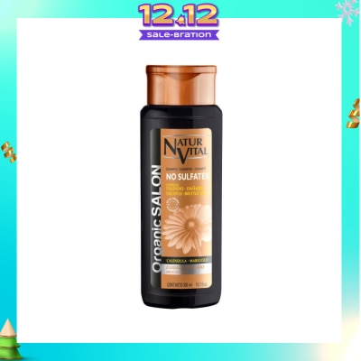 NATURVITAL Oranic Salon No Sulfate Delicate Care Shampoo (Suitable For Dry & Damaged Hair & Sensitive Scalps) 300ml