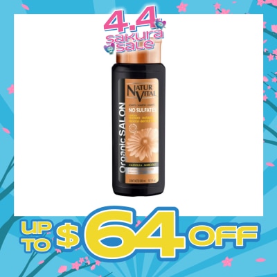 NATURVITAL - Oranic Salon No Sulfate Delicate Care Shampoo (Suitable For Dry & Damaged Hair & Sensitive Scalps) 300ml