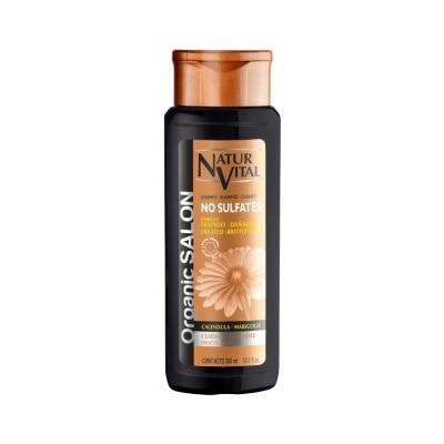 NATURVITAL Oranic Salon No Sulfate Delicate Care Shampoo (Suitable For Dry & Damaged Hair & Sensitive Scalps) 300ml