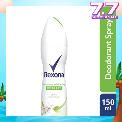 REXONA Rexona Advanced Whitening Fresh Lily Deodorant Spray 150ml