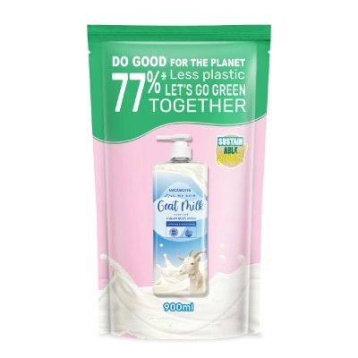 WATSONS Goat Milk Scented Cream Body Wash Refill Pack (Softening & Moisturising, Dermatologically Tested) 900ml