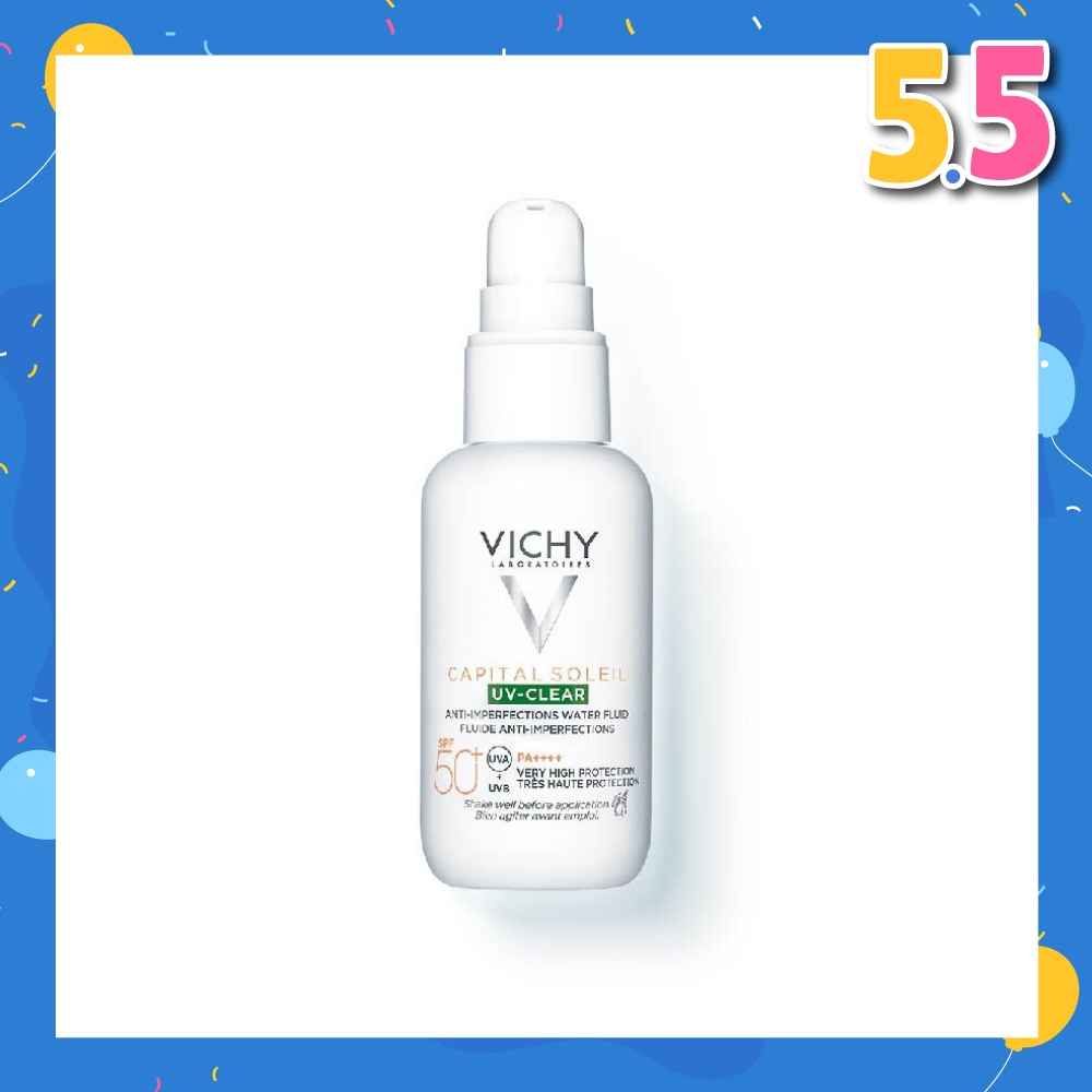 Capital Soleil Uv Clear (Spf50+) Sunscreen For Oily And Acne Prone Skin 40ml