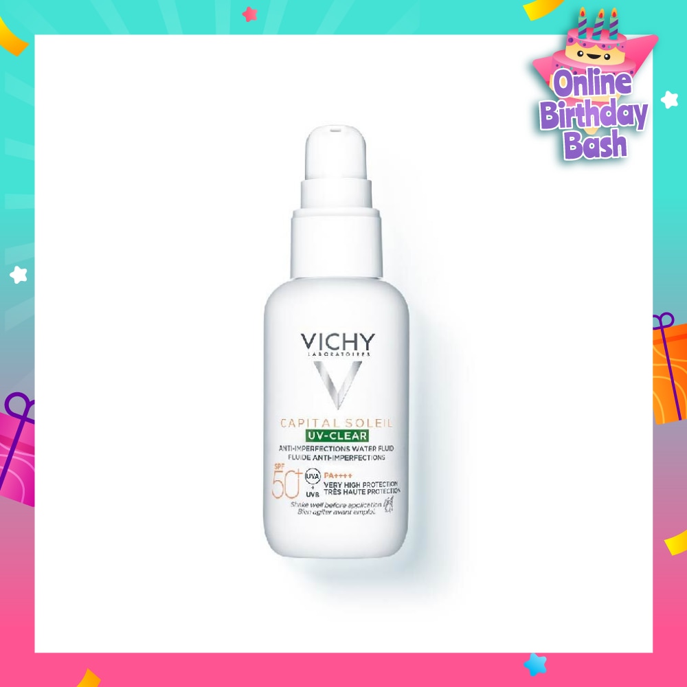 Capital Soleil UV Clear Sunscreen SPF50+ (For Oily And Acne Prone Skin) 40ml (Expiry: Feb`2026)
