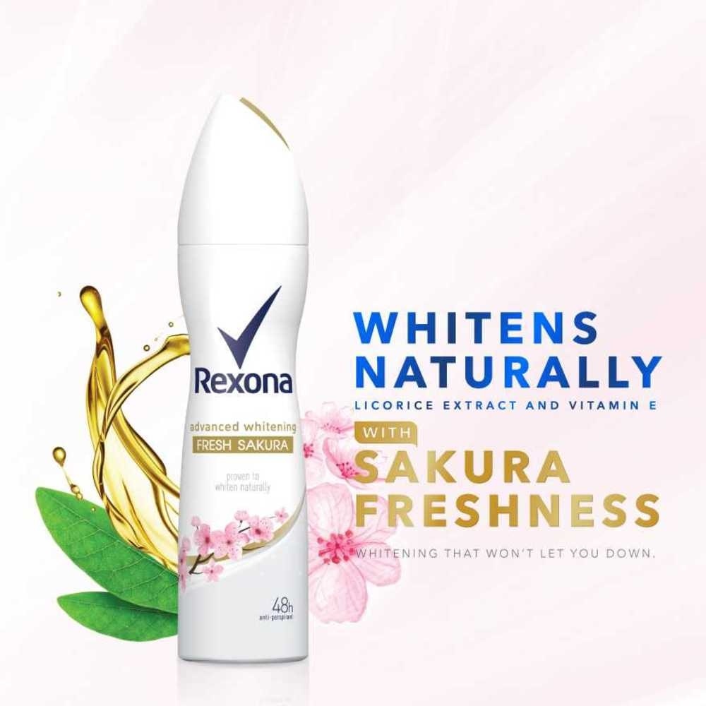 Rexona Advanced Whitening Fresh Sakura Deodorant Spray 150ml