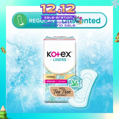 KOTEX Herbal Cool Regular Unscented 26s