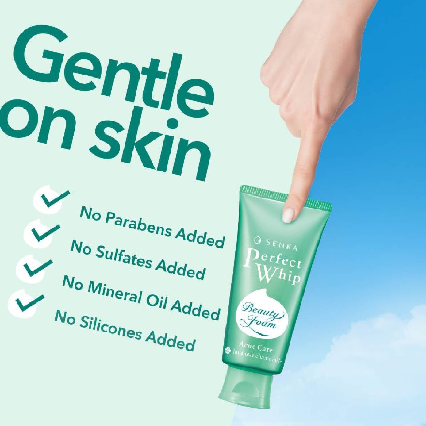 Perfect Whip Acne-Care Beauty Foam Facial Cleanser 100g