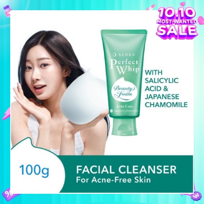 SENKA Perfect Whip Acne-Care Beauty Foam Facial Cleanser 100g