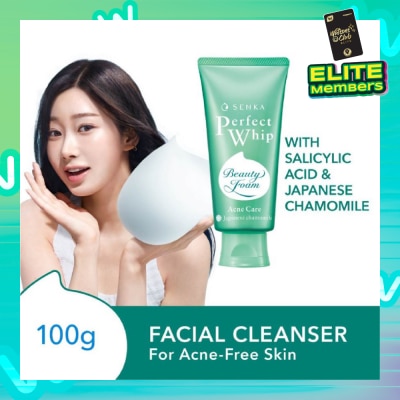 SENKA Perfect Whip Acne-Care Beauty Foam Facial Cleanser 100g