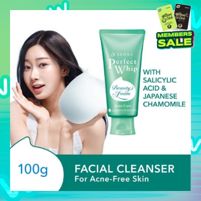 SENKA Perfect Whip Acne-Care Beauty Foam Facial Cleanser 100g