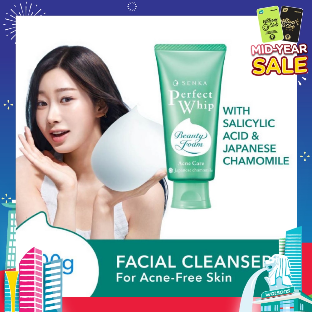 Perfect Whip Acne-Care Beauty Foam Facial Cleanser 100g