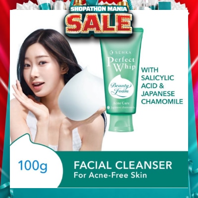 SENKA - Perfect Whip Acne-Care Beauty Foam Facial Cleanser 100g