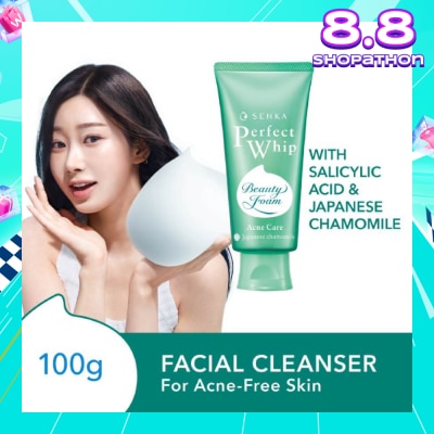 SENKA Perfect Whip Acne-Care Beauty Foam Facial Cleanser 100g