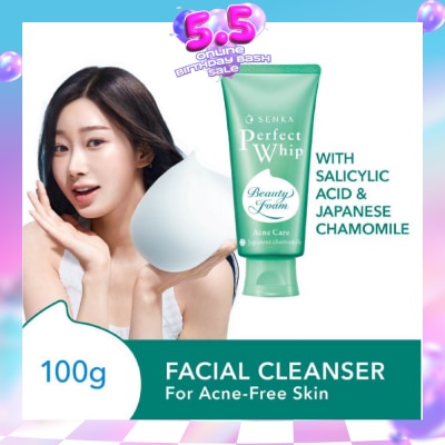 SENKA - Perfect Whip Acne-Care Beauty Foam Facial Cleanser 100g