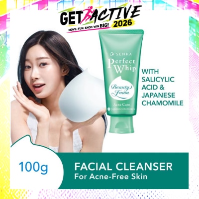 SENKA - Perfect Whip Acne-Care Beauty Foam Facial Cleanser 100g image
