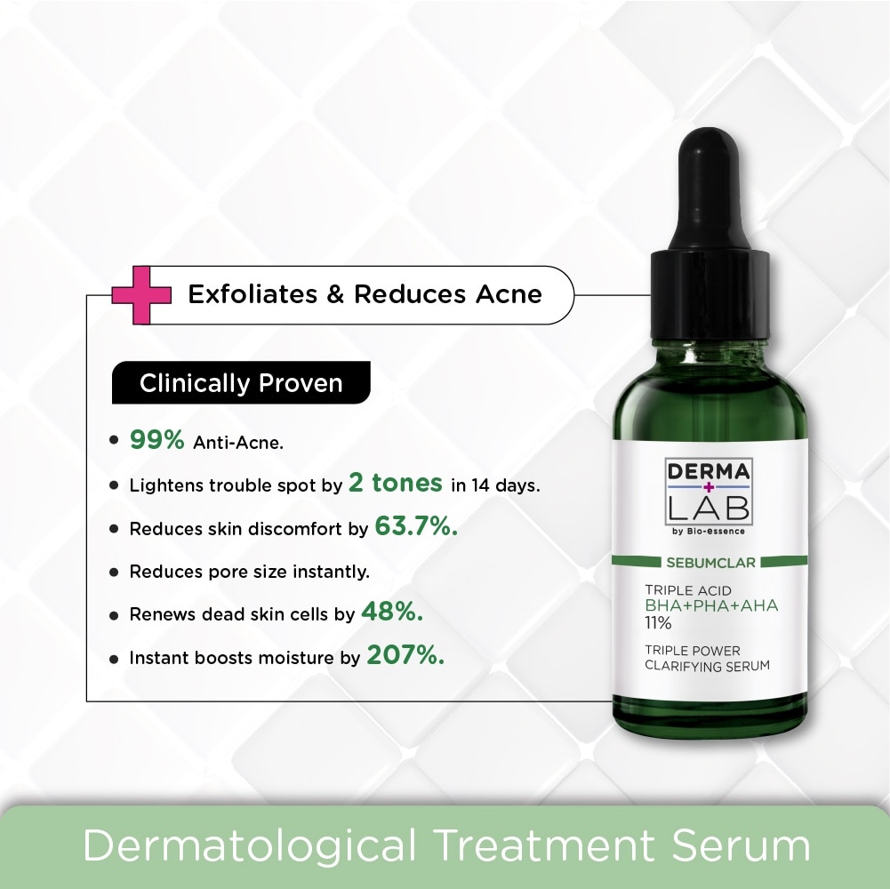 Sebumclar Triple Power Clarifying Serum (Exfoliate And Reduce Acne With Salicylic) 30ml