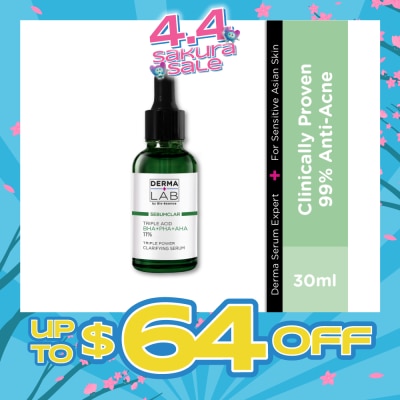 DERMA LAB - Sebumclar Triple Power Clarifying Serum (Exfoliate And Reduce Acne With Salicylic) 30ml